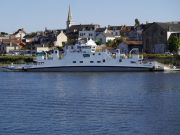 Bac de Loire "L'île Dumet" assurant la liaison entre le bourg du Pellerin et le Paradis