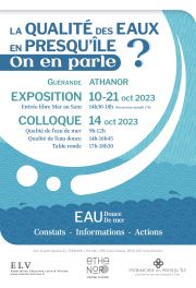 "La qualité des eaux en Presqu'île" : exposition et colloque à Guérande (44)