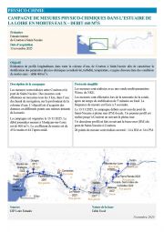 Nouvelle campagne de profils hydrologiques dans l'estuaire de la Loire