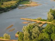 Epis de Loire dans le chenal de navigation