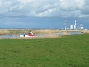 La centrale thermique de Cordemais dans l'estuaire de la Loire