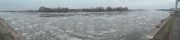 La Loire prise dans les glaces à Nantes