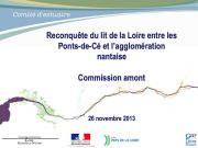 Commission amont du 26 novembre 2013